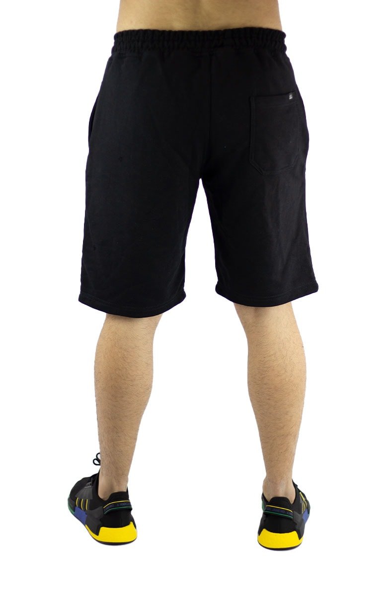 Bermuda NewSkull Moletom Preta - NewSkull