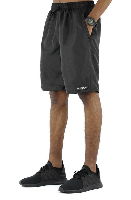 Bermuda NewSkull Tactel Preta/Preta - NewSkull