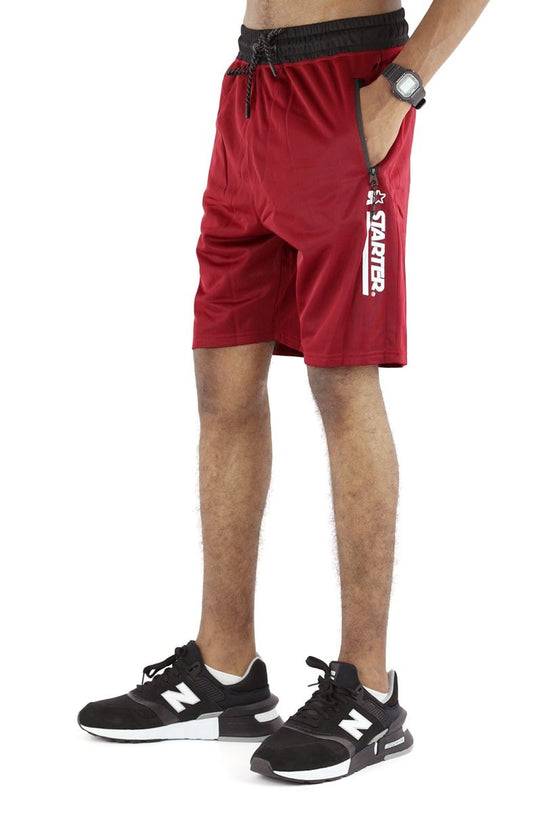 Bermuda STARTER Logo Letter Bordo/Preta - NewSkull