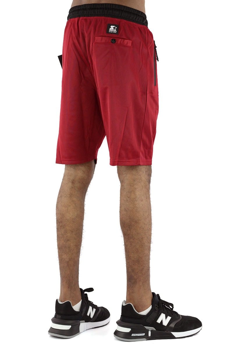 Bermuda STARTER Logo Letter Bordo/Preta - NewSkull