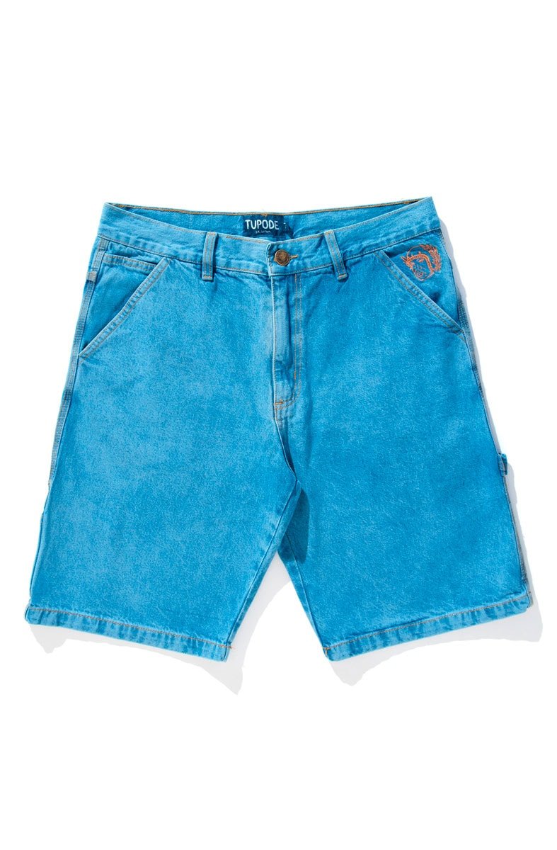 Bermuda TUPODE Carpinteiro Jeans Washed Azul - NewSkull
