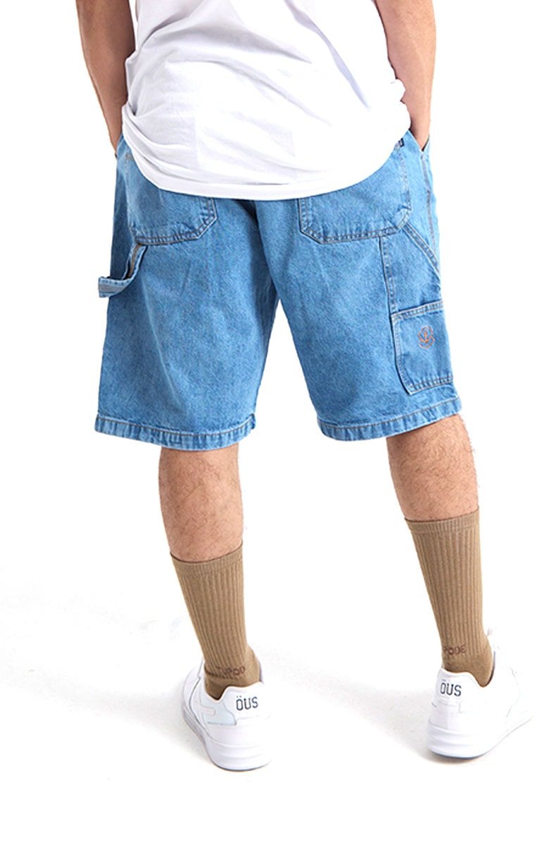 Bermuda TUPODE Carpinteiro Jeans Washed Azul - NewSkull