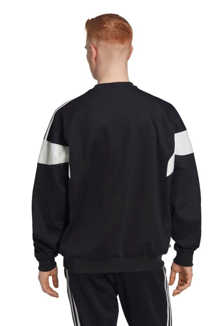 Blusa Adidas Adicolor Classics Cut Line Crew Preto/Branco - NewSkull