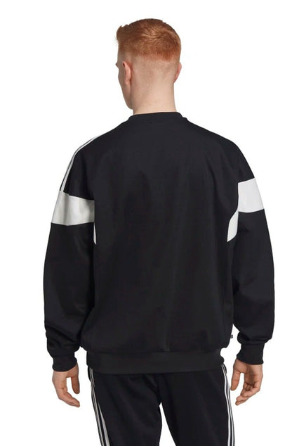 Blusa Adidas Adicolor Classics Cut Line Crew Preto/Branco - NewSkull