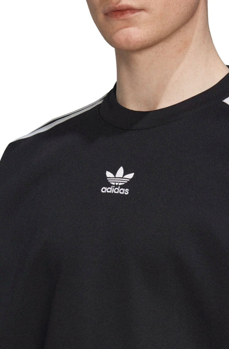 Blusa Adidas Adicolor Classics Cut Line Crew Preto/Branco - NewSkull