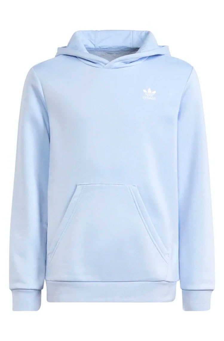 Blusa Adidas Moletom Capuz Adicolor Azul Claro - NewSkull