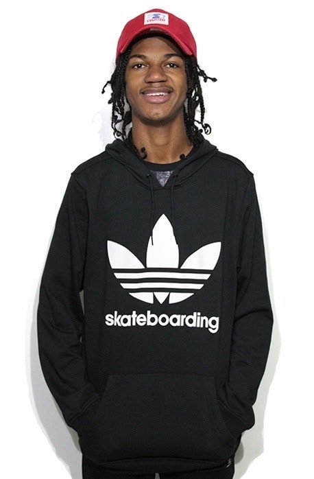 Blusa de Moletom Adidas Skateboarding Clima 3 HD Preto - NewSkull
