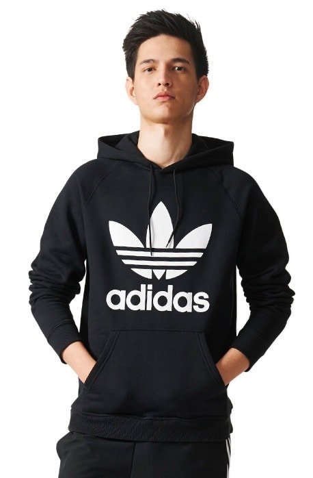 Blusa de Moletom Adidas Trefoil Preto - NewSkull