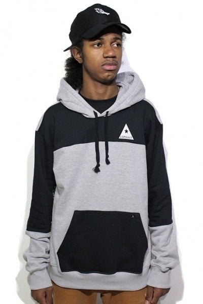 Blusa de Moletom Asphalt Yacht Club Honeycomb Pocket Cinza - NewSkull