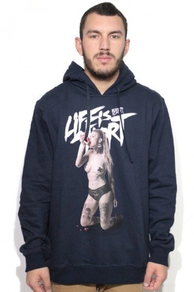 Blusa de Moletom Blunt Stay Hungry Azul - NewSkull
