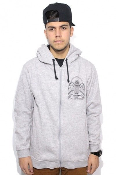 Blusa de Moletom com Ziper Live Skateboard AO - NewSkull