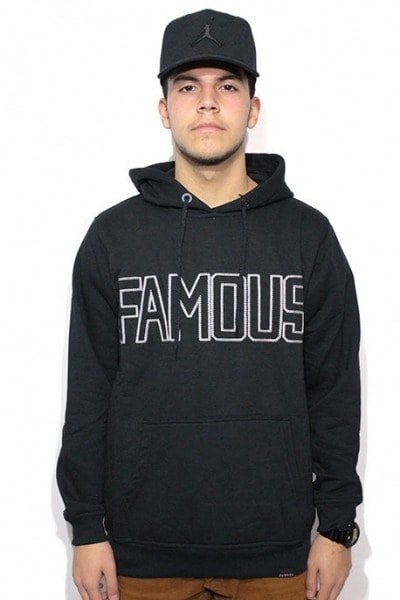 Blusa de Moletom Famous Stars and Straps Bass Pullover Preto - NewSkull