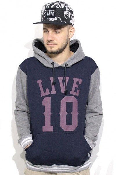 Blusa de Moletom Live Skateboard Live 10 Cinza - NewSkull