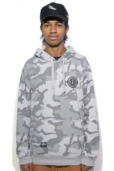 Blusa de Moletom Thug Nine TRD Grey Patch - NewSkull
