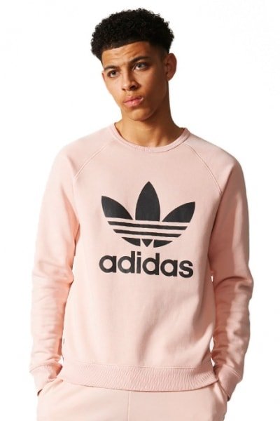 Blusa de Moletom Trefoil Rosa - NewSkull