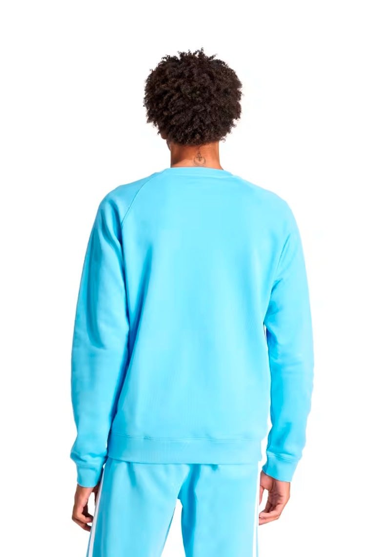 Blusa Moletinho Adidas Adicolor Classics Trefoil Azul Claro IM9474 - NewSkull