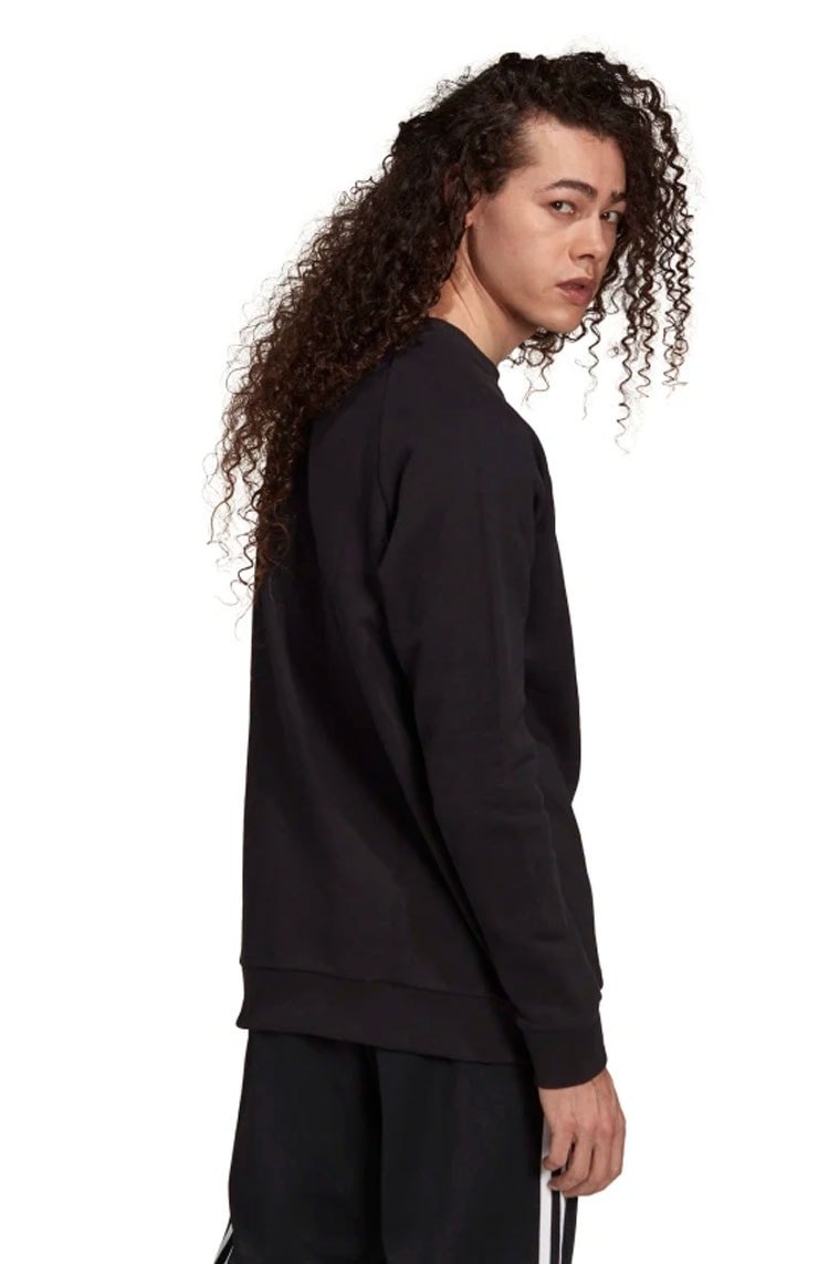 Blusa Moletom Adicolor Classics Trefoil Crewneck Preto/Branco - NewSkull