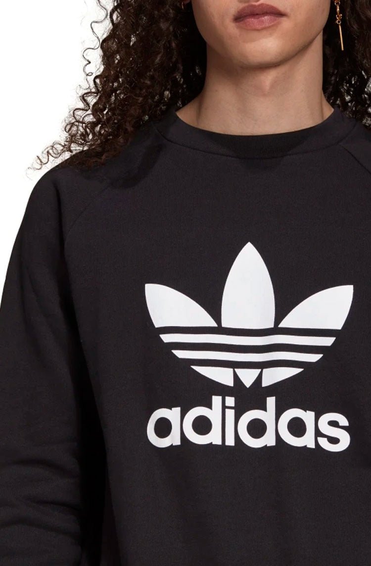 Blusa Moletom Adicolor Classics Trefoil Crewneck Preto/Branco - NewSkull