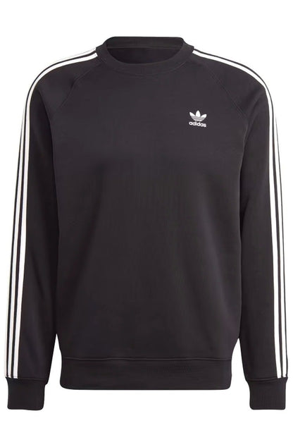 Blusa Moletom Adidas Adicolor Classics 3 - Stripes Preto/Branco - NewSkull