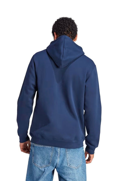 Blusa Moletom Adidas Capuz Adicolor Classics 3 - Stripes Azul Marinho/Branco - NewSkull