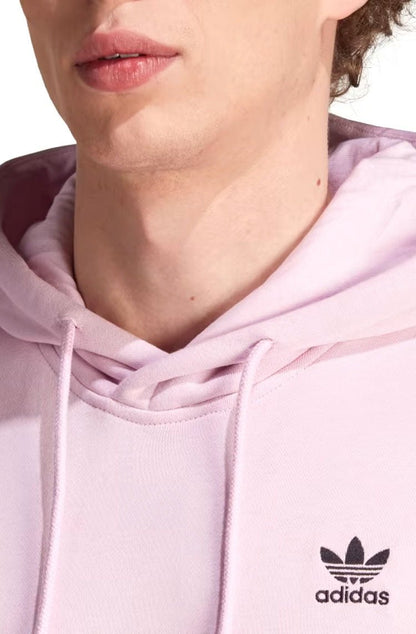 Blusa Moletom Adidas Capuz Adicolor Classics 3 - Stripes Rosa/Preto - NewSkull