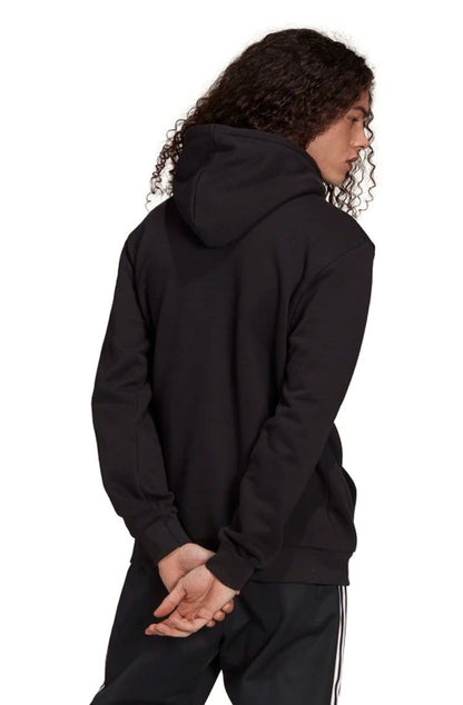 Blusa Moletom Adidas Capuz Adicolor Classics Trefoil Preto/Branco - NewSkull