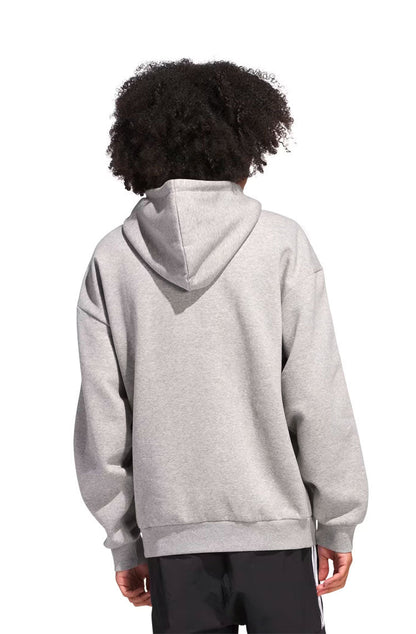 Blusa Moletom Adidas Capuz Baggy Adicolor Cinza/Branco - NewSkull