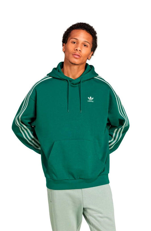 Blusa Moletom Adidas Capuz Baggy Adicolor Verde - NewSkull