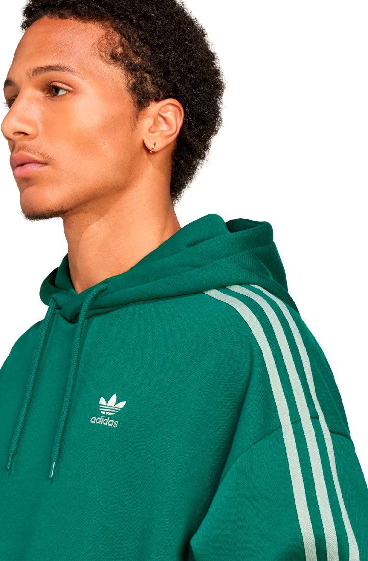 Blusa Moletom Adidas Capuz Baggy Adicolor Verde - NewSkull