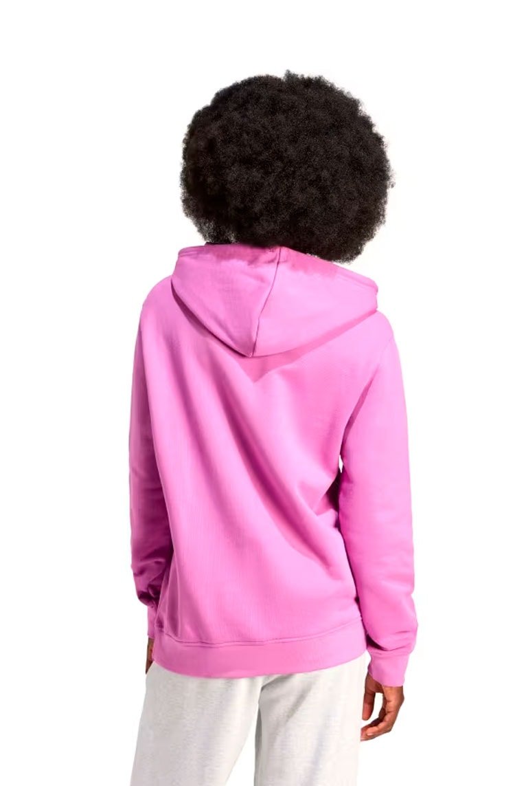 Blusa Moletom Adidas Capuz Regular Adicolor Essentials Rosa - NewSkull