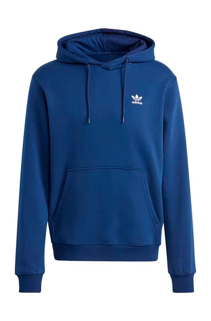 Blusa Moletom Adidas Capuz Trefoil Essentials Azul Marinho - NewSkull