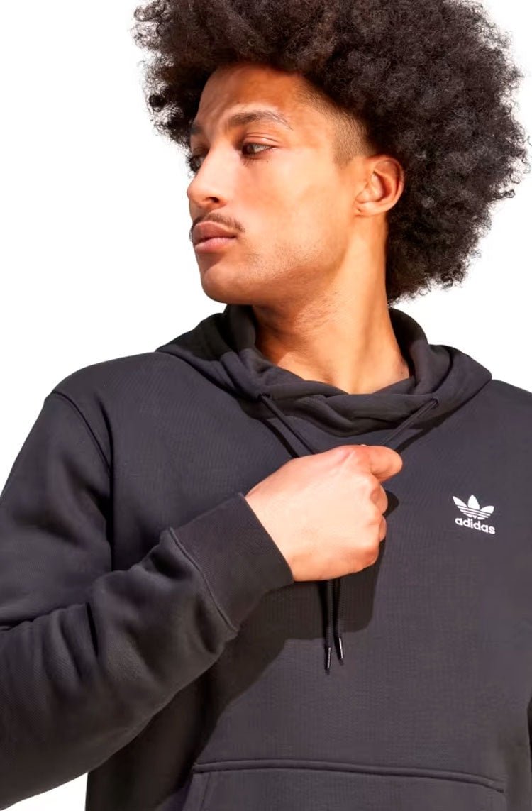 Blusa Moletom Adidas Capuz Trefoil Essentials Preto - NewSkull