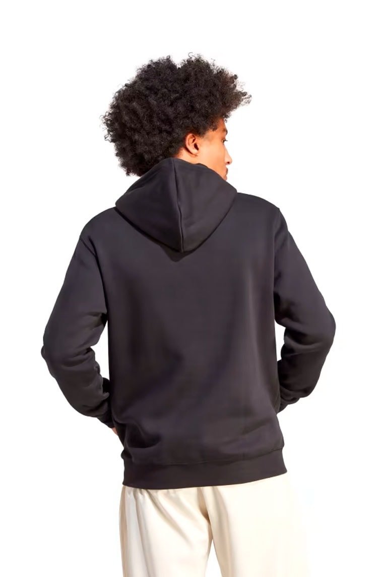 Blusa Moletom Adidas Capuz Trefoil Essentials Preto - NewSkull