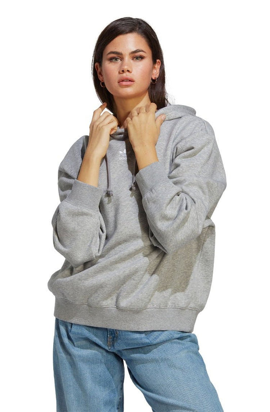 Blusa Moletom Adidas Fleece Adicolor Essentials Cinza - NewSkull