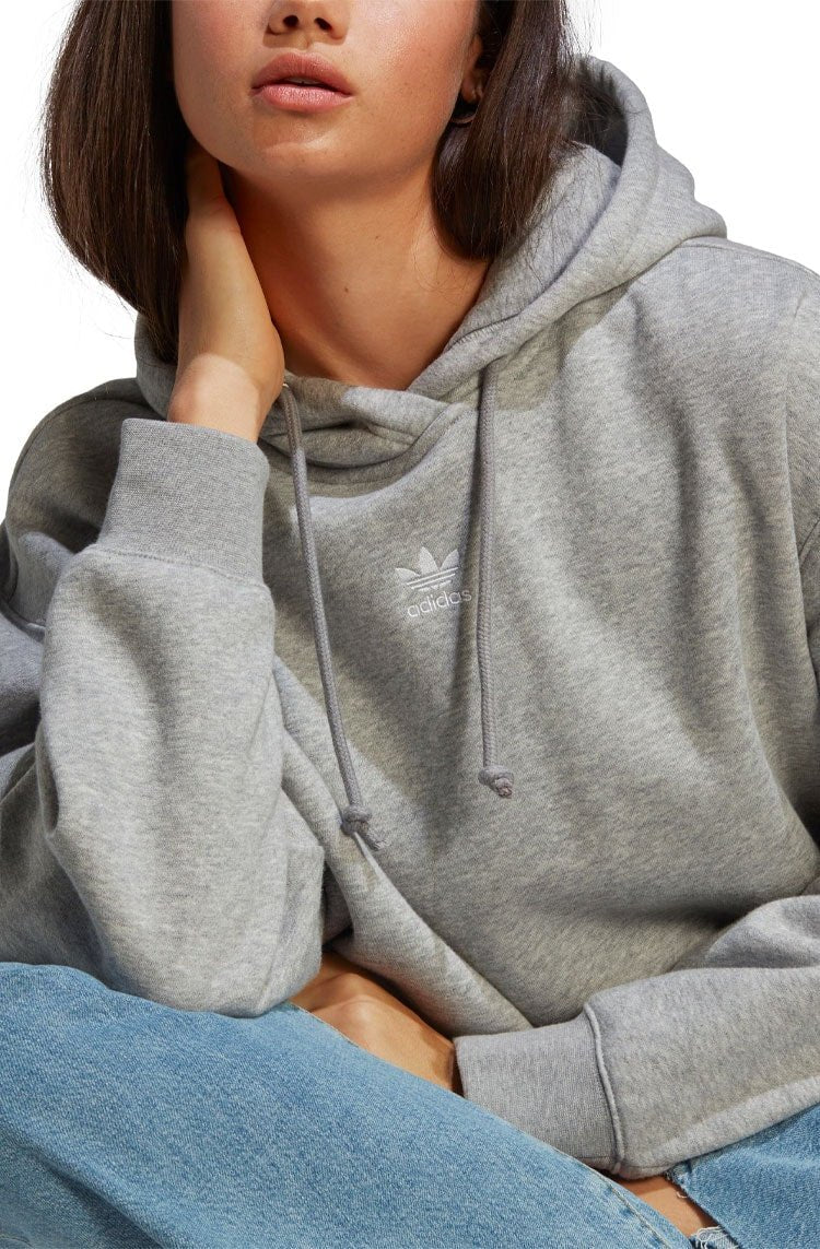 Blusa Moletom Adidas Fleece Adicolor Essentials Cinza - NewSkull