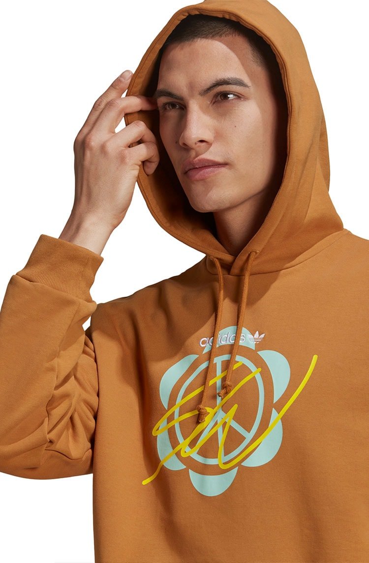 Blusa Moletom Adidas Superturf Adventure x Sean Wotherspoon Marrom/Amarelo - NewSkull