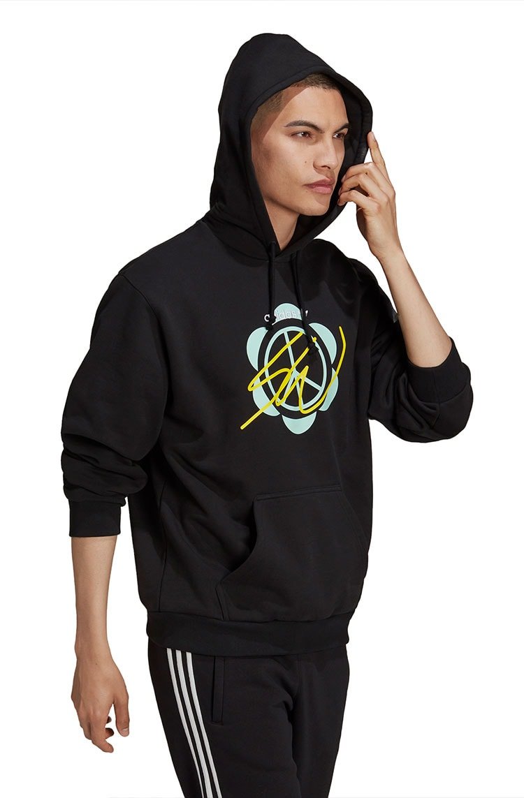 Blusa Moletom Adidas Superturf Adventure x Sean Wotherspoon Preto/Amarelo - NewSkull