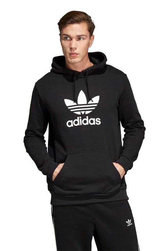 Blusa Moletom Adidas Trefoil Capuz Preto - NewSkull