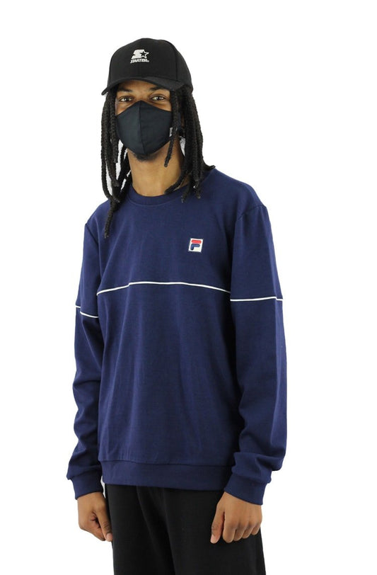 Blusa Moletom FILA Sarento II Azul/Marinho - NewSkull
