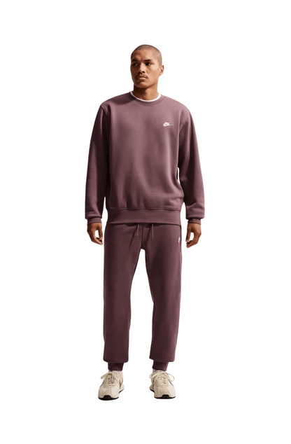 Blusa Moletom Nike Club Crew Masculino Marrom - NewSkull