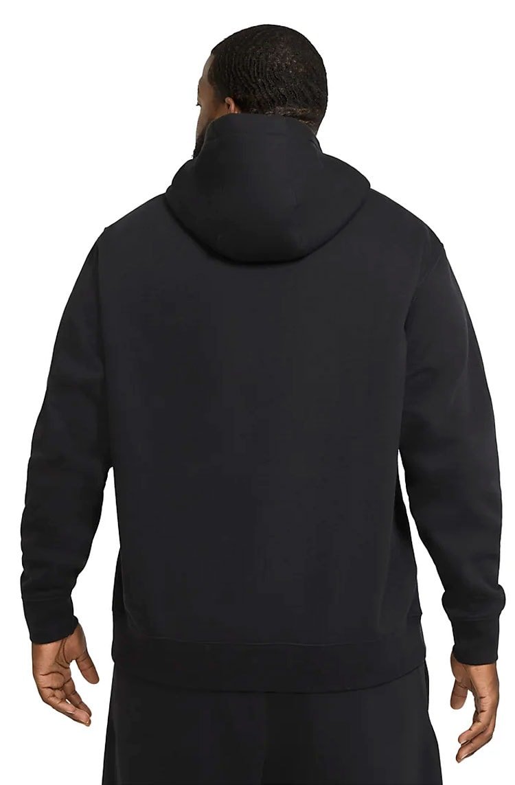Blusa Moletom Nike Sportswear Club Fleece Masculino Preto/Branco - NewSkull
