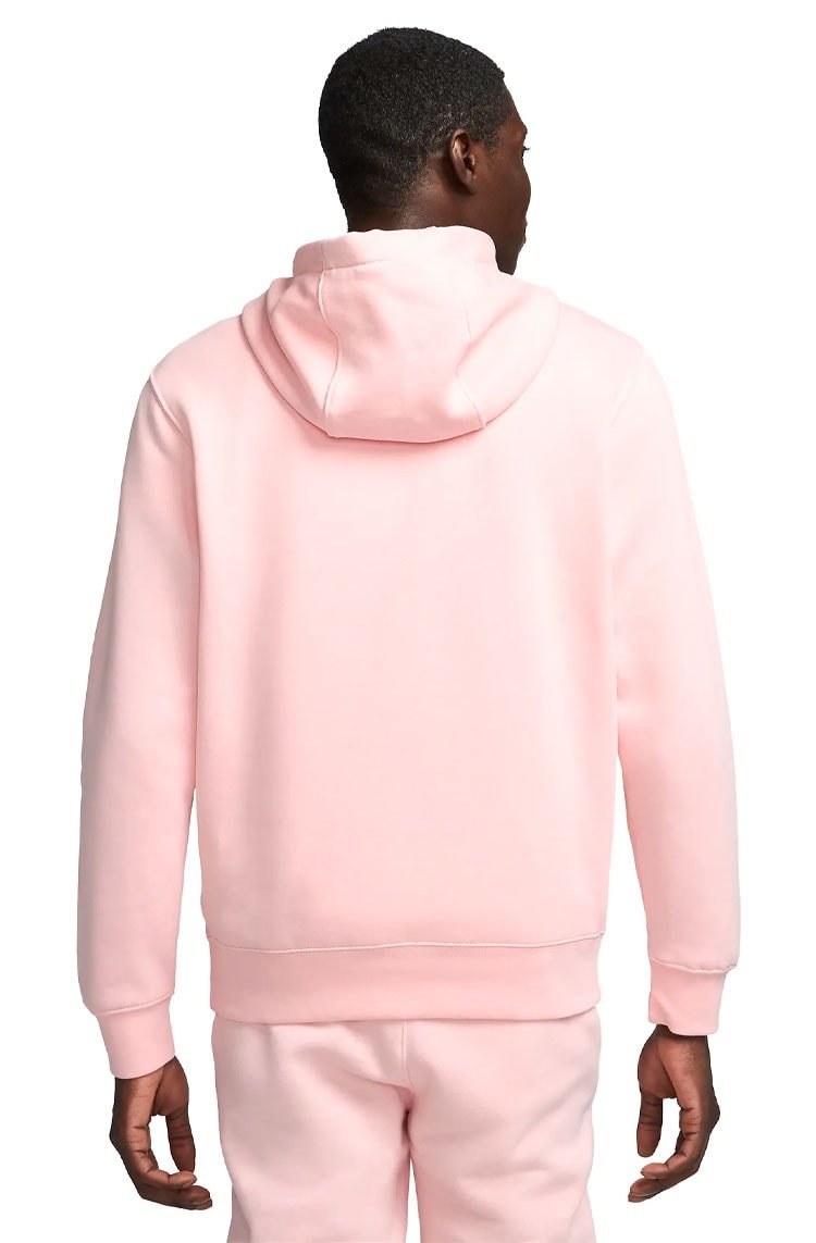 Blusa Moletom Nike Sportswear Club Fleece Masculino Rosa/Branco - NewSkull
