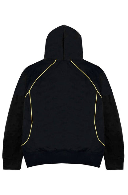 Blusa Umbro Masculino Panelled Hoodie Preto/Vinho/Ouro Antigo - NewSkull