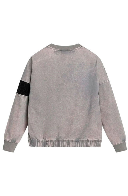 Blusa Umbro Masculino Washed Diamond Drill Cinza/Preto - NewSkull