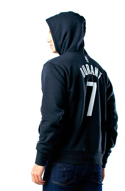 Blusão Moletom Nike Brooklyn Nets Masculino Pullover Fleece Essential Preto/Branco - NewSkull