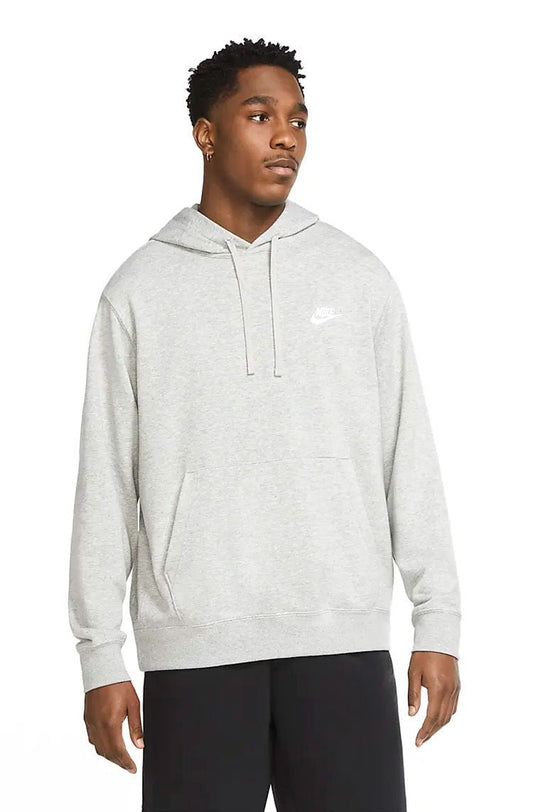 Blusão Moletom Nike Sportswear Club Fleece Unissex Cinza/Branco - NewSkull