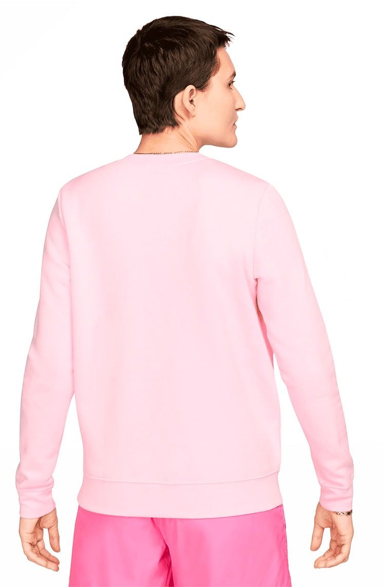 Blusão Nike Sportswear NSW Club Fleece Feminino Rosa/Branco - NewSkull