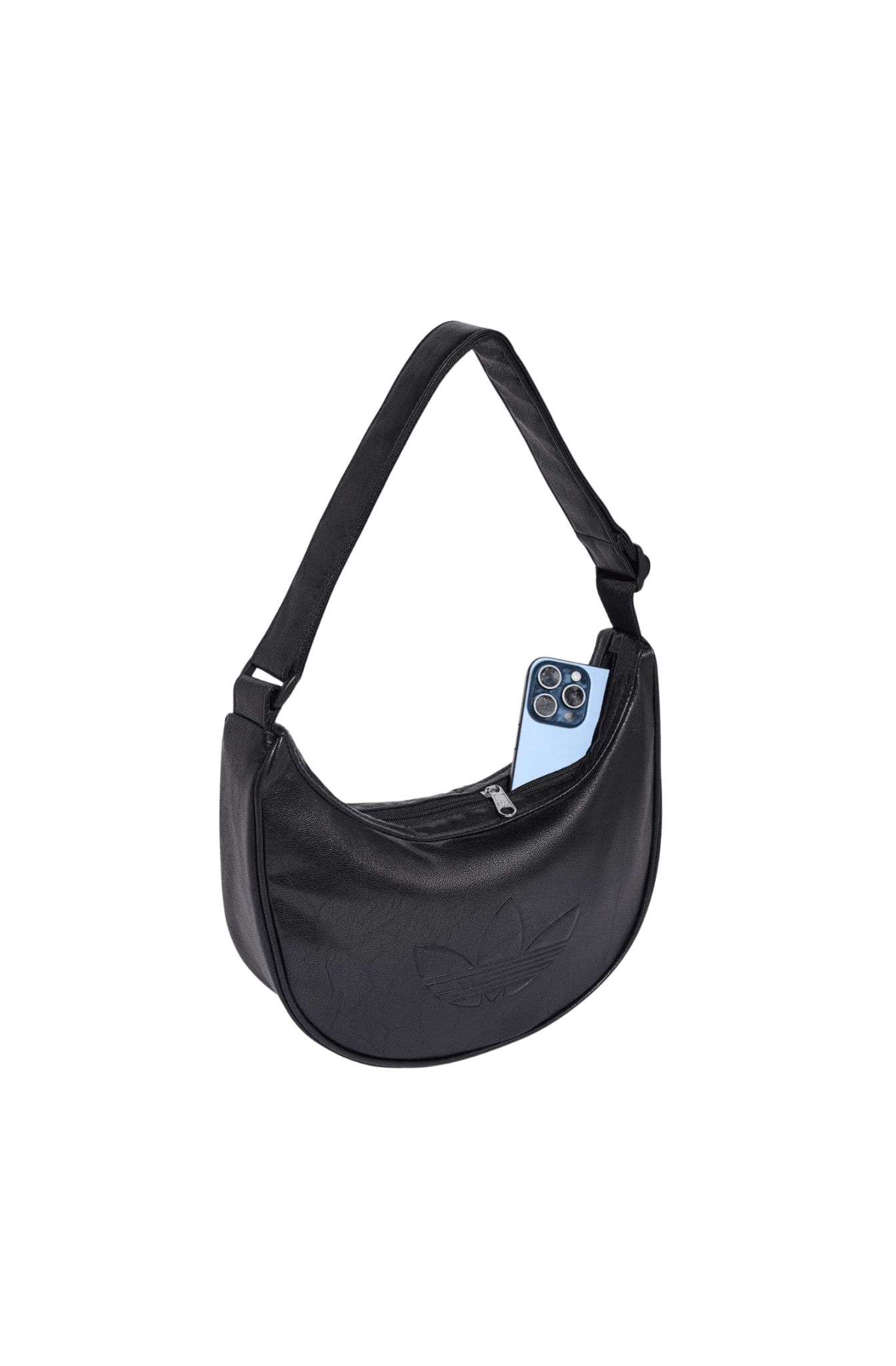 Bolsa Adidas Adicolor Half Crescent PU Preto - NewSkull