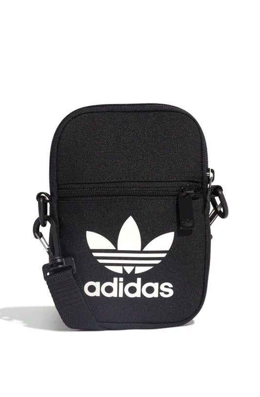 Bolsa Adidas ShoulderBag Festival Trefoil Preta/Branca - NewSkull