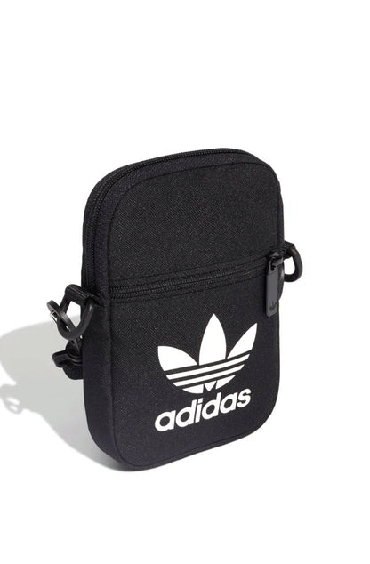 Bolsa Adidas ShoulderBag Festival Trefoil Preta/Branca - NewSkull